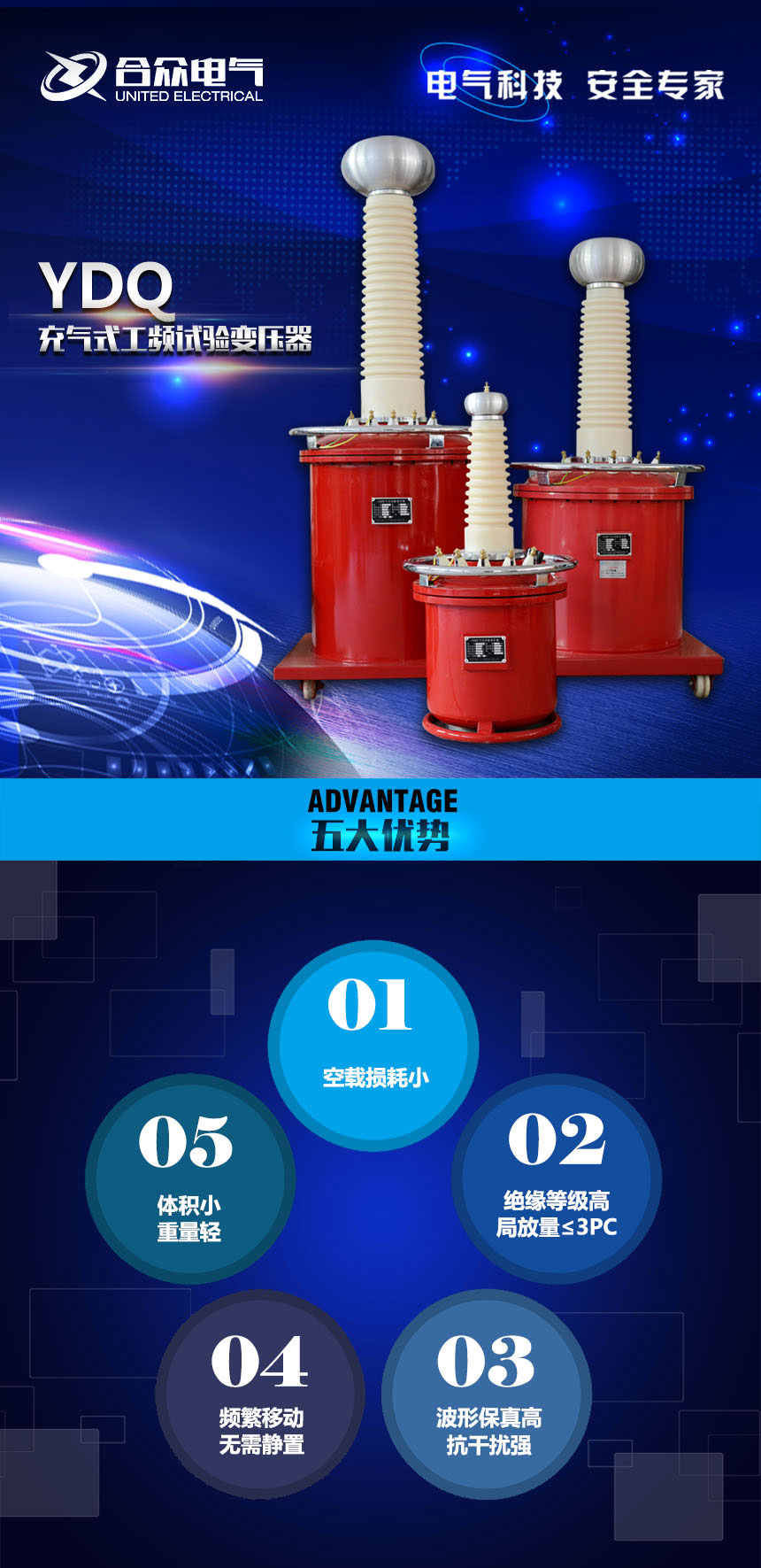 充氣式工頻試驗變壓器，試驗變壓器